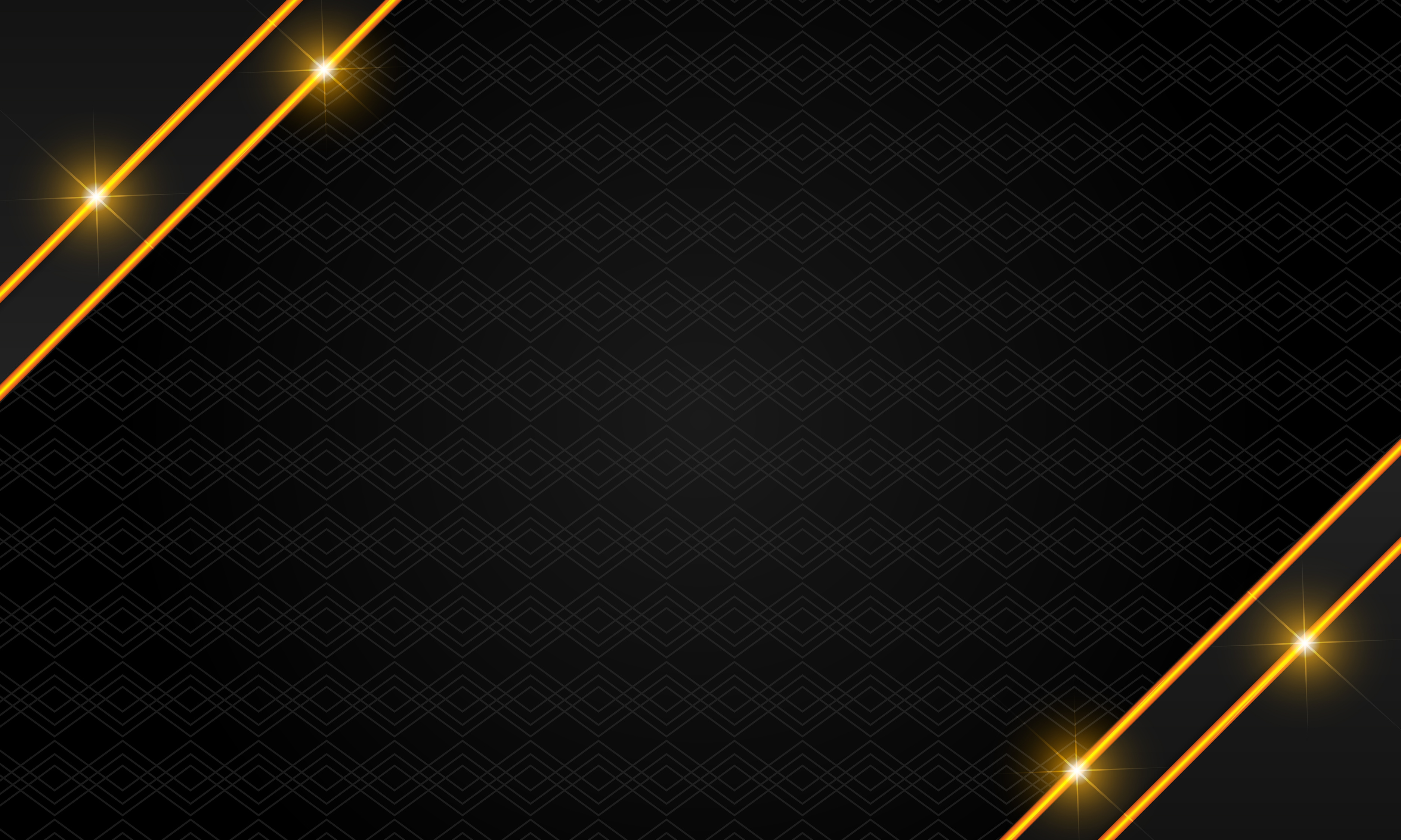 black background with golden line